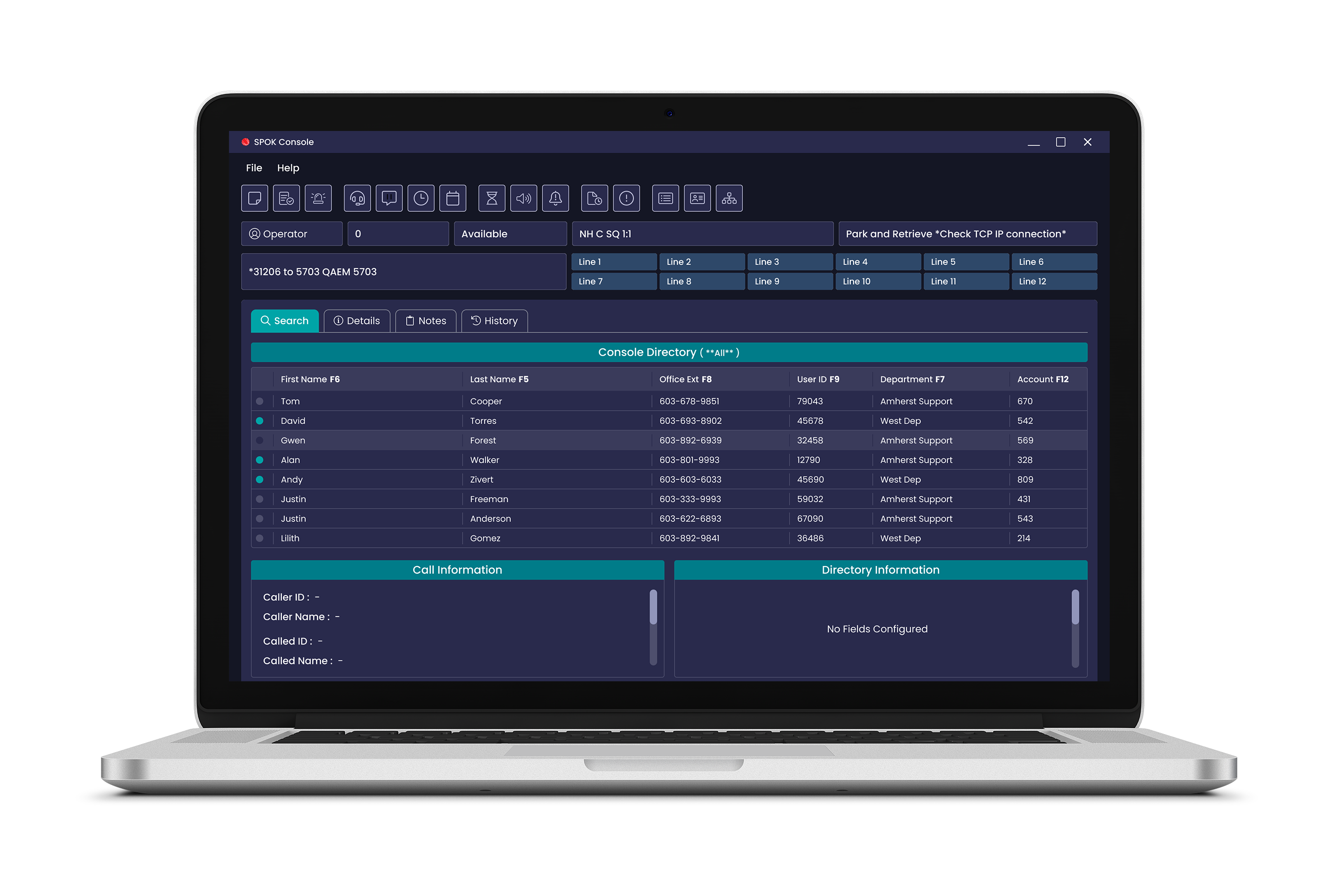 screenshot of Spok Care Connect